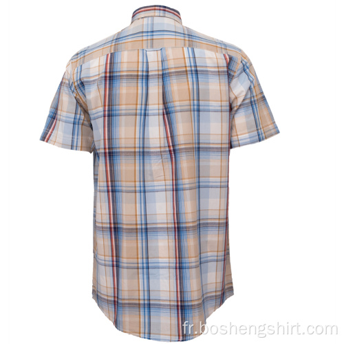 Chemise hawaïenne boutonnée à manches courtes